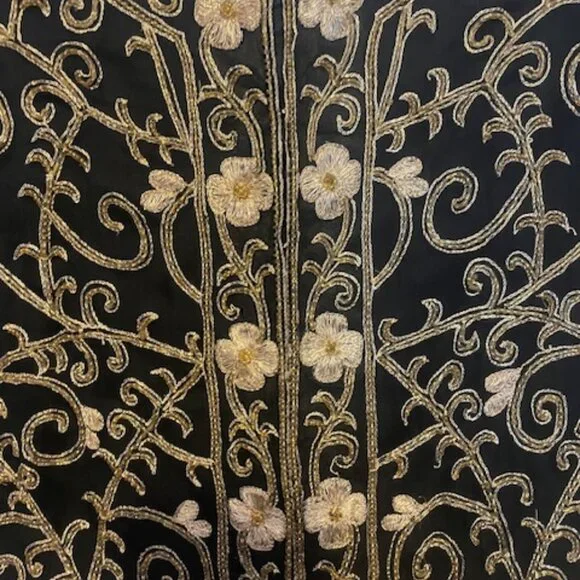 Laurence Kazar Black, silver, gold bolero jacket - Picture 2 of 4